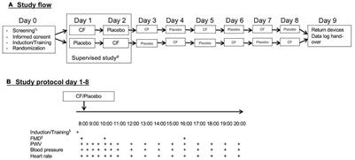 Controlled clinical intervention studies have demonstrated that cocoa flavanols (CF) can decrease blood pressure and arterial stiffness in healthy hum