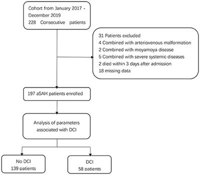 Frontiers  Delayed Cerebral Ischemia After Subarachnoid